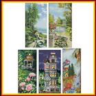 Cross Stitch Kits 14CT Stamped Embroidery DIY Landscape Printed Home Decoration