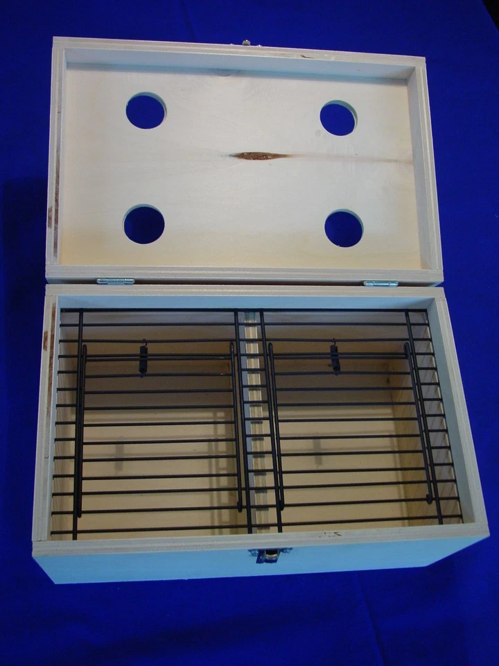 JH BIRD PRODUCTS Vogel Transportkiste Holz Transportbox Sortierkiste Vogelzucht