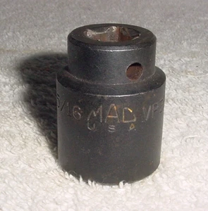 MAC VP302 1/2" Drive 15/16" Shallow Socket 12-point USA SHIPS FREE - Picture 1 of 5