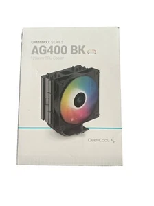 DeepCool AG400 BK ARGB CPU Cooler 120mm Static ARGB Fan New - Picture 1 of 5