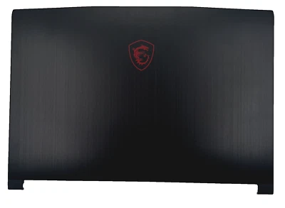 NEW! MSI GF75 THIN 8RC 8RCS 8RD GF75 9RC 9SC 9SD LCD BACK COVER 3077F1A211 BLACK - Image 1 of 2