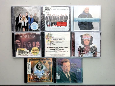 8 Christmas CD Lot ALL SEALED Straight No Chaser / Pentatonix / Michael McDonald Foto 1 de 2