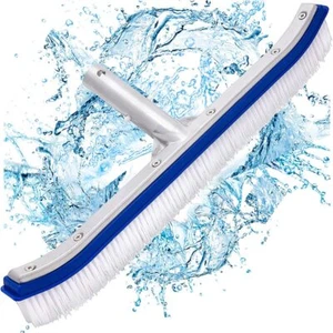 Cabezal de cepillo de piscina premium de 18 pulgadas cepillo de piscina de aluminio cerdas de nailon - Imagen 1 de 12