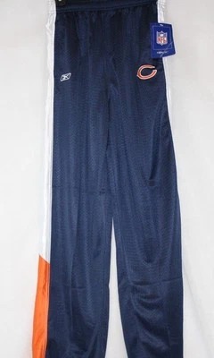 NUEVO Pantalones deportivos REEBOK Chicago Bears NFL blancos con logotipo azul marino para niños jóvenes  Foto 1 de 4