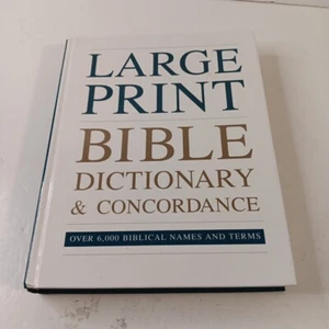 Bible LARGE PRINT Dictionary & Concordance 6,000 Entries H/C  Ottenheimer 1995 - Picture 1 of 13