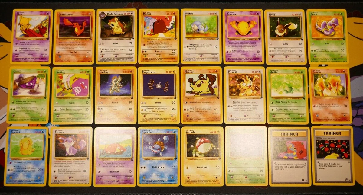 Pokémon Trading Card Complete Team Rocket Sets in English for sale