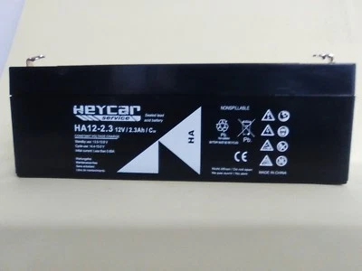 BATERÍA DE PLOMO AGM 12 VOLTIOS 12V - 2.3 Ah marca HEYCAR