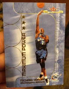 Michael Jordan 2001-02 Fleer Maximum Power #2 Insert Washington Wizards Hof - Picture 1 of 3