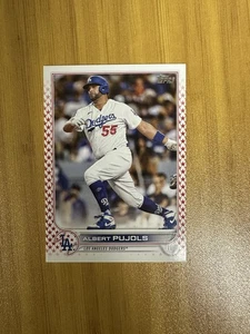 Albert Pujols #/76 SP 2022 Topps INDEPENDENCE DAY Red Stars Parallel 237 Dodgers - Picture 1 of 2