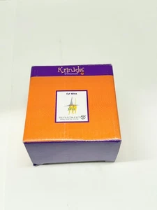 Neu Department 56 Krinkles Patience Brewster Halloween Katze Hexe Ornament gelb - Bild 1 von 7