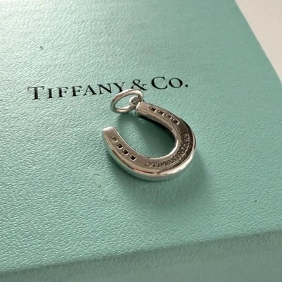 Tiffany & Co. Horseshoe Sterling Silver Pendant Top Charm W/Box - image 1 of 4