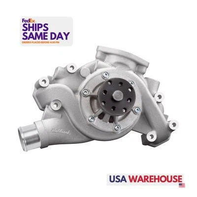 Edelbrock 8895, One Fits GM LS Victor Pro Water Pump Aluminum Natural Performanc - Image 1 of 4