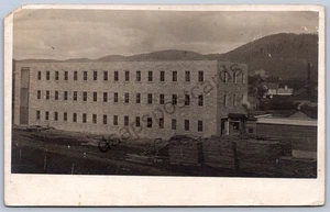 K41/ De Land Florida RPPC Postcard c1910 Factory Lumber Stacks 39 - Picture 1 of 2