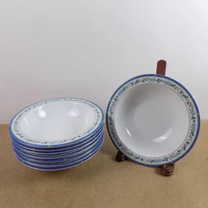 8 Medard de Noblat Limoges Isabella Soup Bowls 7.5" Across VGC France - Picture 1 of 4
