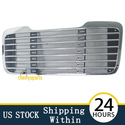 Rejilla delantera cromada para Freightliner M2 106 112 2002-2022 con pantalla de errores Foto 1 de 4