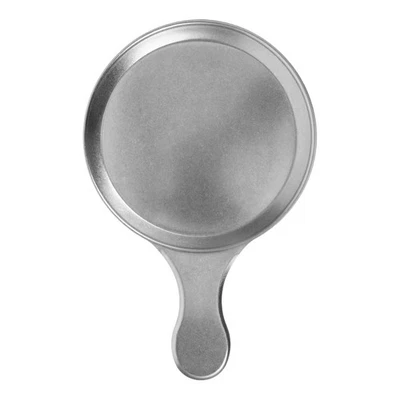  Piatto Per Alimenti Retro In Acciaio Inossidabile Rotondo Per Barbecue Manico - Immagine 1 di 4