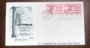 U.S. ARCHITECTS FDC SC#1089 ARTMASTER CACHET DOUBLES NSA - Picture 1 of 2