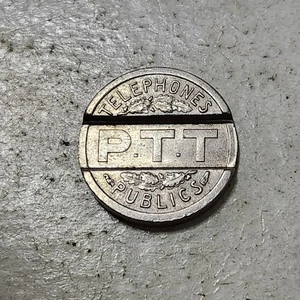 FRANCE ๐ซ๐ท PTT TELEPHONE TOKEN 1937 - Picture 1 of 2