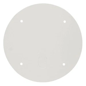 Dart Solo Round Vented Flat Cup Lid White, Paper, 8.4" Diameter | 100/Case - Picture 1 of 1