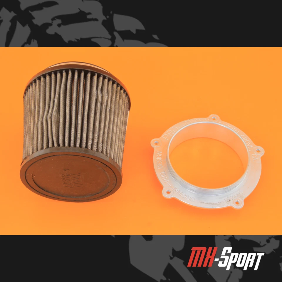 04-13 2005 YFZ450 YFZ 450 K&N Air Intake Filter Pro Design Pro-Flow Adapter - Image 1 of 4