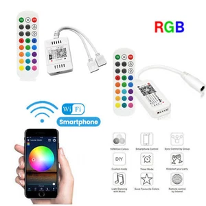 Mando a distancia LED RGB Wifi Música App Regulable Temporización con - Imagen 1 de 12