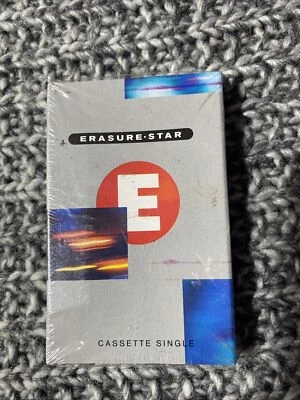 Cassette Tape Single New Sealed 1990 Erasure   Star - Image 1 of 3