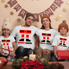 Funny Mommy Daddy Bother Sister Little Santa Family Matching Christmas T Shirt