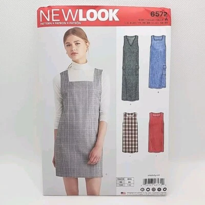 Simplicity New Look 6572 Misses' Jumper Or Dress Sewing Pattern Size 8-20 Uncut - Image 1 of 4