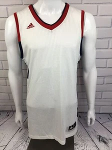 Adidas Euro USA Jersey Tank Top Men’s Size L White Mesh (CE4823) MSRP $130 - Picture 1 of 8