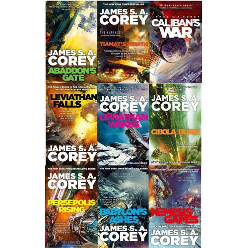 James S A Corey Expanse Series 9 Books Collection Set (Prime Original series)