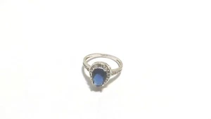 ZIRCONIA RING BLUE - Picture 1 of 7