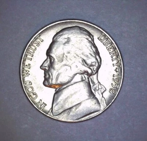 1958-D Jefferson Nickel BU - DDR - Picture 1 of 6