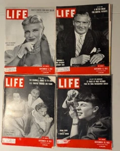 4-NOVEMBER 1951 LIFE Mags -Ginger Rogers-Tax Scandal-Anthony Eden-Lynn Fontanne - Bild 1 von 3