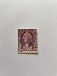 Briefmarke United States Postage 3 Cent Washington Gestempelt Lila  - Bild 1 von 1