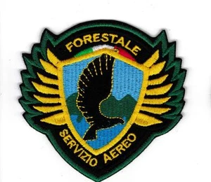 [Patch] SERVIZIO AEREO FORESTALE 9 x 8,5 cm toppa ricamata ricamo replica- 128 - Picture 1 of 1
