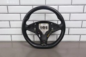 2016-2020 Tesla Model X Leather Flat Bottom OEM Heated Steering Wheel (Black) - Bild 1 von 16