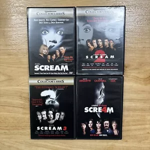 Scream 1-4 DVD Bundle Lot - 4 Disc - Region 1 - Imagen 1 de 10
