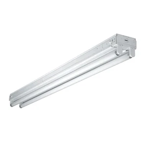 40-watt 2-light White 4 Ft. Fluorescent Strip Light | - Picture 1 of 12
