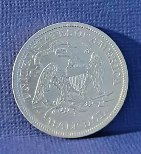 1871-S Seated Liberty Silver Half Dollar, 50c, Proof-Like - Picture 1 of 21