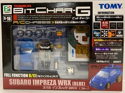 TOMY TOMICA BIT CHAR-G G-16 SUBARU IMPREZA WRX BLUE R/C CAR FACTORY SEALED U.S. - Image 1 of 2