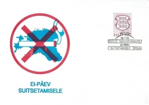 Cubierta del primer día FDC de ESTONIA 1992 - International No Fumar Day - Imagen 1 de 1