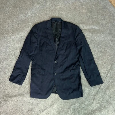 Brooks Brothers Mens Sport Jacket 40 Navy Pinstripe Wool Blazer 1818 Milano Reda - Image 1 of 4