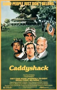 CADDYSHACK MINT ROLLED MOVIE POSTER GOLF CHEVY CHASE BILL MURRAY 24X36 - Picture 1 of 1