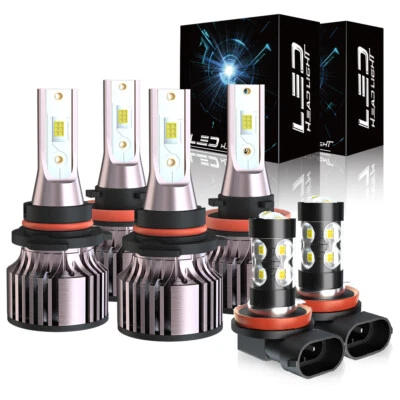 For Toyota Camry Sedan 4-Door 2.5L 3.5L 2007-2014 LED Headlight Fog Light Bulbs - Image 1 of 4