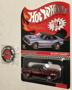 2013 MOMC Hot Wheels RLC Exclusive Club Car red '68 Chevy COPO Camaro 3449/3500 - Picture 1 of 2