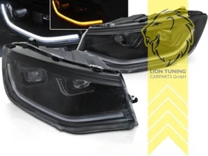 LT Pair LED DRL Halo Lightbar Headlights VW VW Caddy 5 SBB SBJ 2020+ LHD - Picture 1 of 5