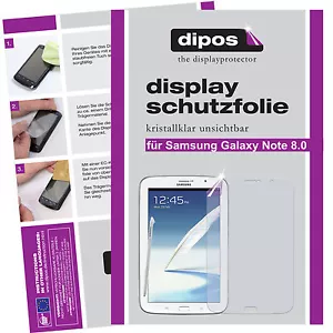 2x Schutzfolie für Samsung Galaxy Note 8.0 N5100 klar Displayschutz Passgenau - Bild 1 von 4