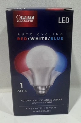 Feit Electric Filament Color LED Light Bulb A19 4.5 W 1 pk (YOU PICK COLOR) - Image 1 of 2