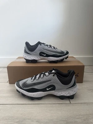 Chuteiras de beisebol Nike Alpha Huarache Elite 4 Low MCS masculinas tamanho 11.5 cinza FD6221-002 - Imagem 1 de 4