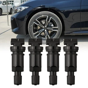 Black TPMS Valve Stem Repair Kit for 1 2 3 Series X2 X3 Superior Quality - Picture 1 of 19